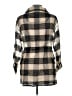 AKRIS 100% Baumwolle Checkered-gingham Gold Raincoat Size 6 - photo 2