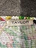 Taylor 100% Polyester Tropical Green Casual Dress Size 14 - photo 7