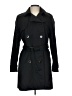 H&M Black Trenchcoat Size 12 - photo 1