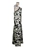 Thirty/Thirty 100% Polyester Ivory Cocktail Dress Size L - photo 4