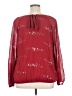 Valerie Stevens 100% Polyester Red Long Sleeve Blouse Size XL - photo 2