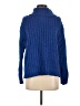 Joseph A. 100% Polyester Blue Turtleneck Sweater Size S - photo 1