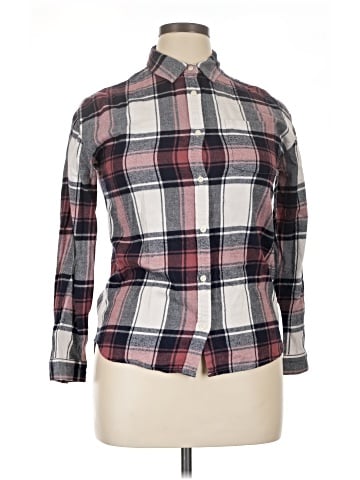 Gap Long Sleeve Button-Down Shirt (view 1)
