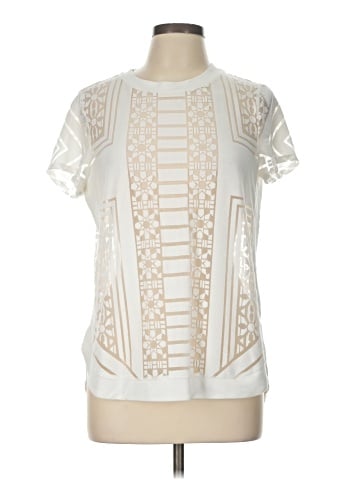 Bar III Short Sleeve Blouse (view 1)