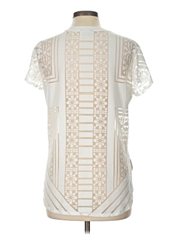 Bar III Short Sleeve Blouse (view 2)