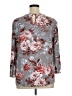 Daniel Rainn Gray 3/4 Sleeve Blouse Size XL - photo 2
