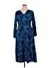 BLOOMCHIC 100% Rayon Blue Casual Dress Size 14 - 16 - photo 1