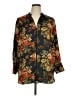 H&M 100% Polyester Floral Blue Kimono Size 14 - photo 1
