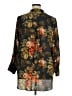 H&M 100% Polyester Floral Blue Kimono Size 14 - photo 2