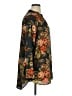 H&M 100% Polyester Floral Blue Kimono Size 14 - photo 4