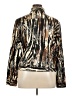 Elementz Animal Print Gold Long Sleeve Blouse Size XL - photo 2