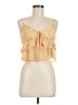 Forever 21 100% Polyester Yellow Sleeveless Blouse Size M - photo 1