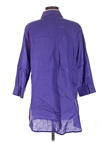 Caroline Rose 3/4 Sleeve Button-Down Shirt (view 2)