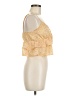 Forever 21 100% Polyester Yellow Sleeveless Blouse Size M - photo 4