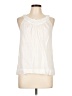 Talbots 100% Cotton White Sleeveless Blouse Size 12 Petite - photo 1