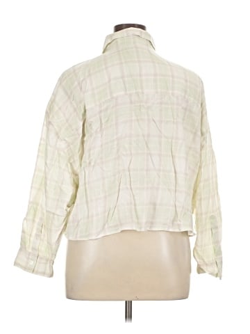 Abercrombie & Fitch 3/4 Sleeve Button-Down Shirt (view 2)