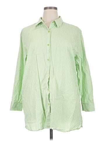 D&Co. 3/4 Sleeve Button-Down Shirt (view 1)