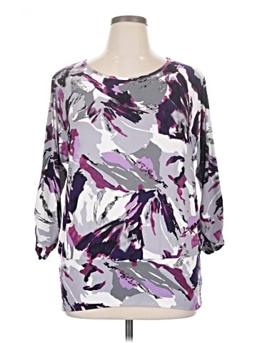 JM Collection 3/4 Sleeve Blouse (view 1)
