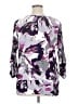 JM Collection Purple 3/4 Sleeve Blouse Size XL - photo 2