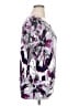 JM Collection Purple 3/4 Sleeve Blouse Size XL - photo 4