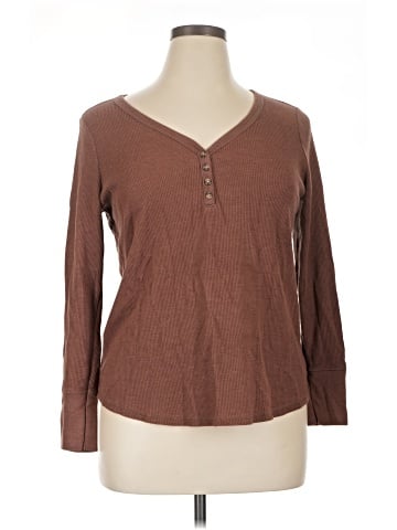 Terra & Sky Long Sleeve Henley (view 1)