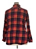 Natural Reflections 100% Cotton Plaid Red Long Sleeve Button-Down Shirt Size 2X - photo 2
