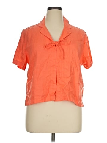 Calypso St. Barth Short Sleeve Blouse (view 1)