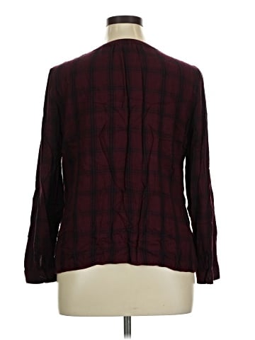 a.n.a. A New Approach Long Sleeve Blouse (view 2)