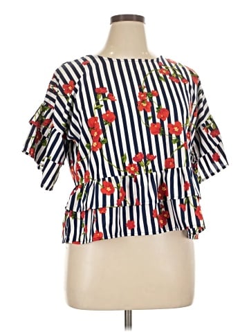 Sweet Rain Short Sleeve Blouse (view 1)