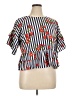 Sweet Rain 100% Polyester Blue Short Sleeve Blouse Size XL - photo 1
