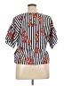 Sweet Rain 100% Polyester Blue Short Sleeve Blouse Size XL - photo 2