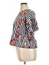 Sweet Rain 100% Polyester Blue Short Sleeve Blouse Size XL - photo 5