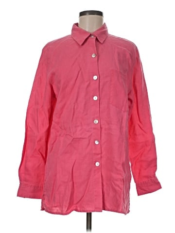 Chico's Design 3/4 Sleeve Button-Down Shirt (view 1)