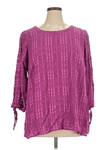 Skies Are Blue 3/4 Sleeve Blouse (view 1)