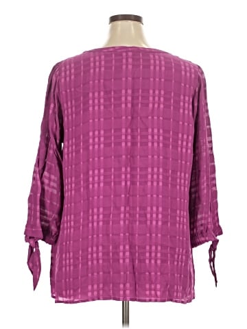 Skies Are Blue 3/4 Sleeve Blouse (view 2)