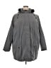 Basic Editions 100% Polyester Solid Gray Raincoat Size 3X - photo 1