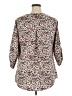 Daniel Rainn 100% Polyester Floral Ivory 3/4 Sleeve Blouse Size 1X - photo 2
