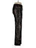 Insight Snake Print Animal Print Metallic Black Casual Pants Size 10 - photo 4