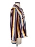 Love Potion Stripes Yellow Long Sleeve Blouse Size S - photo 4
