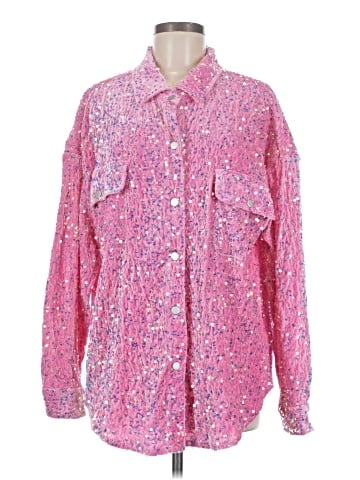 White Birch Long Sleeve Button-Down Shirt (view 1)