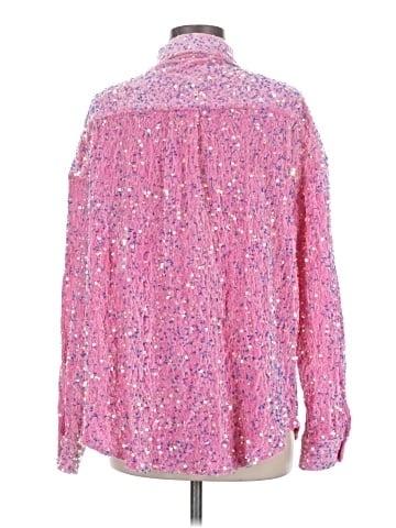 White Birch Long Sleeve Button-Down Shirt (view 2)