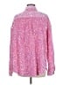 White Birch 100% Cotton Paisley Pink Long Sleeve Button-Down Shirt Size M - photo 2