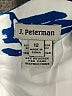 J. Peterman Print Blue Cocktail Dress Size 12 - photo 7