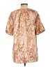 Talbots Tan Short Sleeve Blouse Size L - photo 2