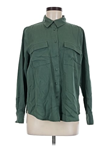 Ann Taylor Long Sleeve Button-Down Shirt (view 1)