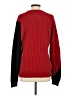 Maje Color Block Red Pullover Sweater Size Med (2) - photo 2
