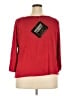 IMAN Red 3/4 Sleeve Top Size 2X - photo 2
