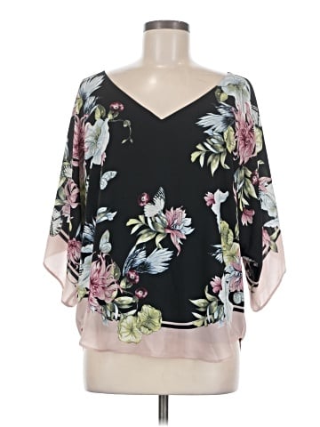 White House Black Market 3/4 Sleeve Blouse (view 1)