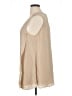 Soft Surroundings 100% Polyester Tan Sleeveless Blouse Size 1X - photo 5