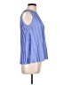 Bobeau 100% Polyester Blue Sleeveless Blouse Size L - photo 4